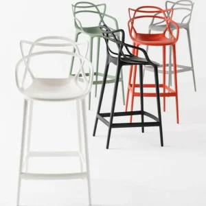 Mattiazzi Sitzgelegenheiten-Kartell Masters Hocker, grau