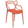 Kartell Terrassenmöbel | Sitzgelegenheiten^Masters Stuhl, orange