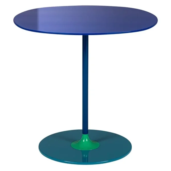 HAY Tische-Kartell Thierry Beistelltisch, 45 x 45 cm, Blau