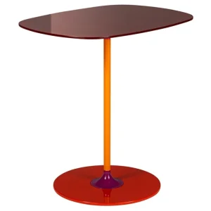 HAY Tische-Kartell Thierry Beistelltisch, 33 x 50 cm, Burgunderrot