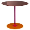 Vitra Tische-Kartell Thierry Beistelltisch, 45 x 45 cm, Burgunderrot