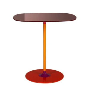 HAY Tische-Kartell Thierry Beistelltisch, 33 x 50 cm, Burgunderrot