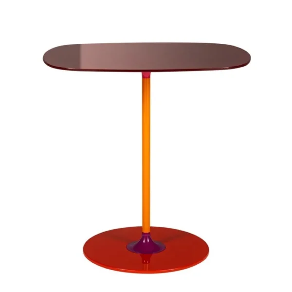 HAY Tische-Kartell Thierry Beistelltisch, 33 x 50 cm, Burgunderrot