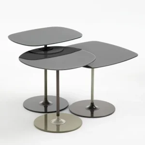 Muuto Tische-Kartell Thierry Beistelltisch, 45 x 45 cm, Grau