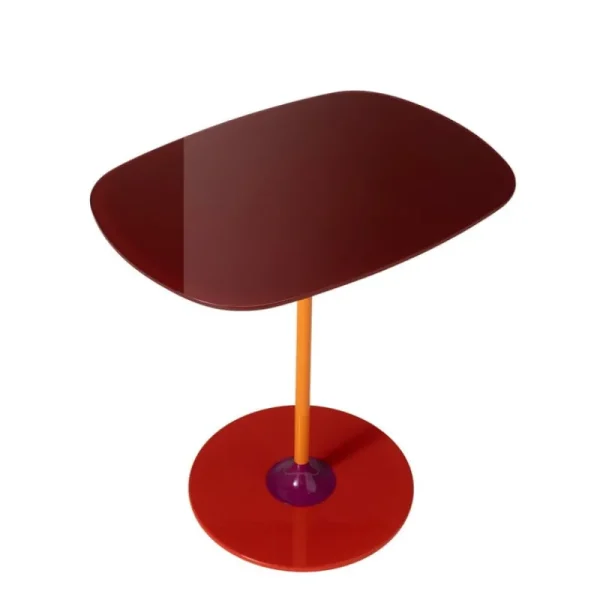 HAY Tische-Kartell Thierry Beistelltisch, 33 x 50 cm, Burgunderrot