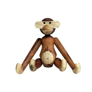 Kinder Kay Bojesen Denmark Kinderzimmereinrichtung | Dekorationsgegenstände^Wooden Monkey, mini, Teakholz