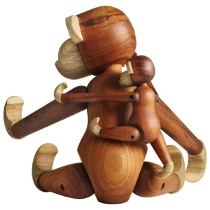 Kinder Kay Bojesen Denmark Kinderzimmereinrichtung | Dekorationsgegenstände^Wooden Monkey, groß, Teakholz