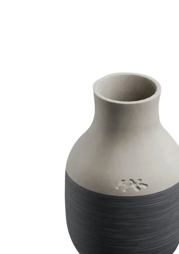 Iittala Vasen-Kähler Omaggio Circulare Vase, 12,5 cm, Anthrazitgrau