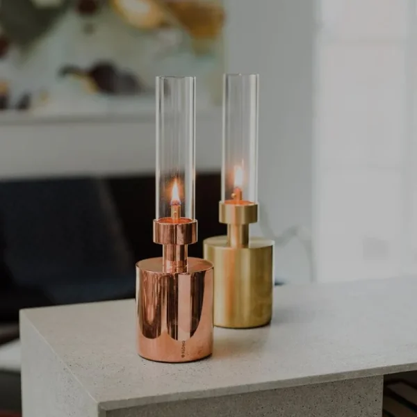 Normann Copenhagen Kerzen Und Kerzenhalter-Klong Öllampe Patina, mini, Messing