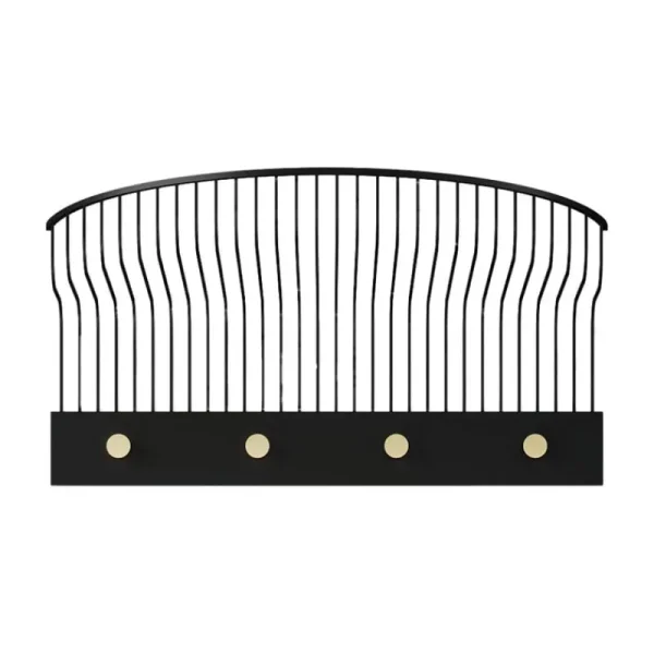 Klong Garderoben Und Kleiderbügel^Lunett Hutablage, schwarz