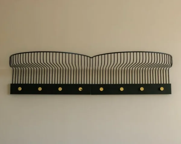 Klong Garderoben Und Kleiderbügel^Lunett Hutablage, schwarz