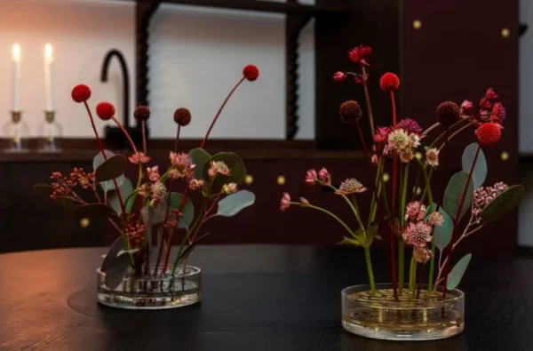 AYTM Vasen-Klong Äng Vase, groß, schwarz