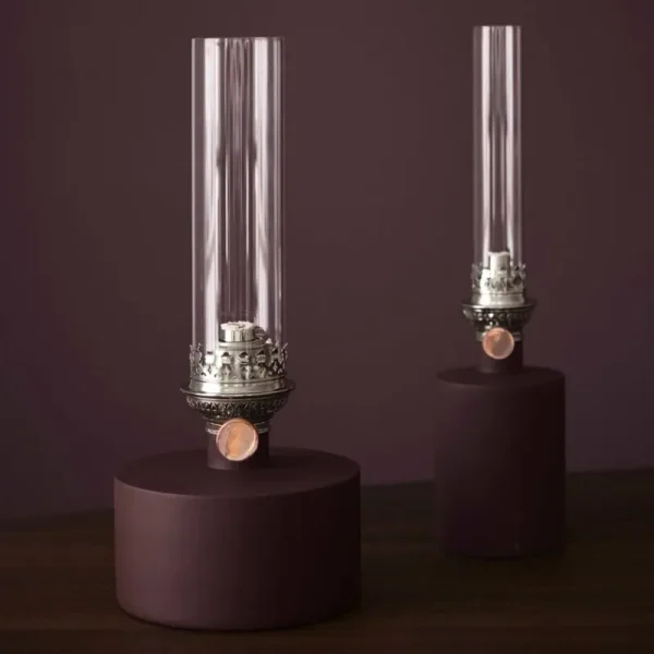 Audo Copenhagen Kerzen Und Kerzenhalter | Tischlampen-Klong Patina Öllampe, klein, Dunkelrot