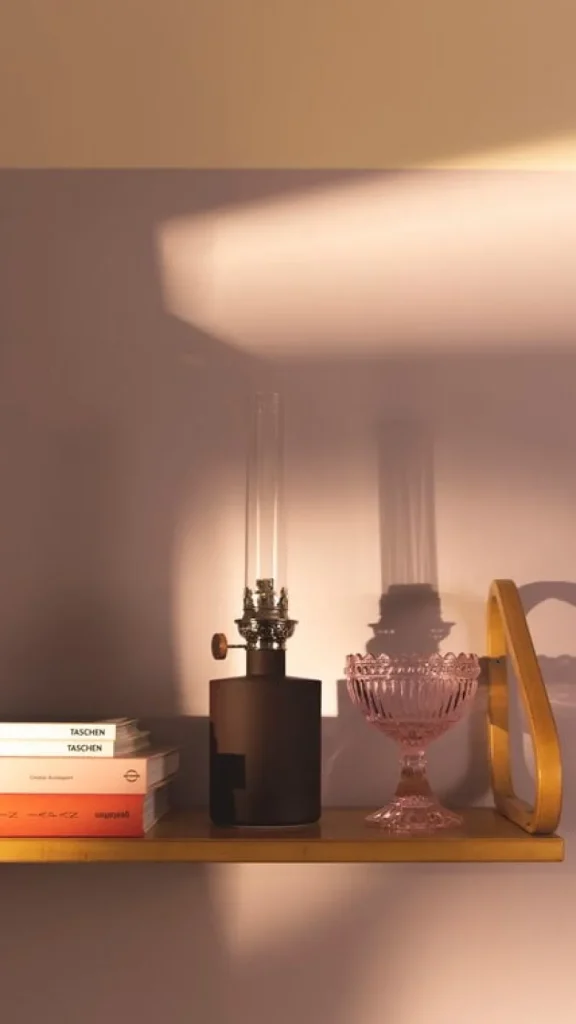 Audo Copenhagen Kerzen Und Kerzenhalter | Tischlampen-Klong Patina Öllampe, klein, Dunkelrot