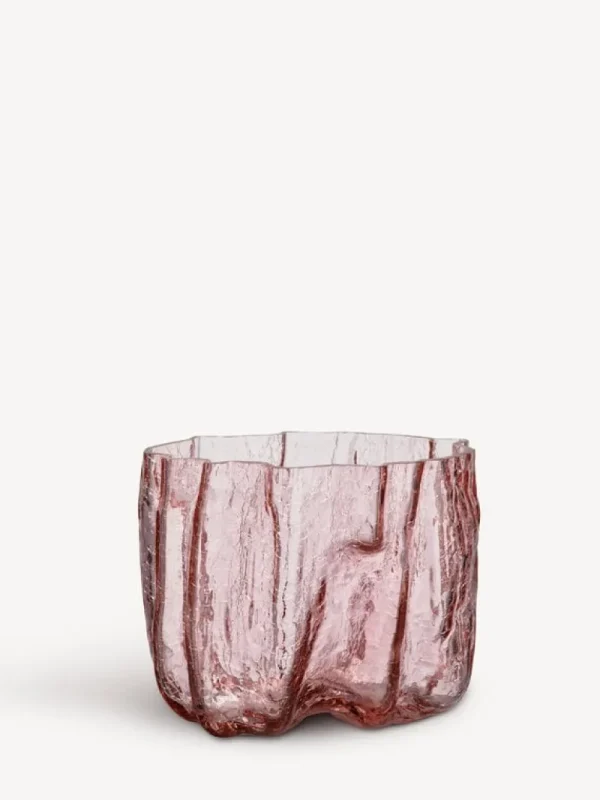 Kosta Boda Glaskunst | Dekorationsgegenstände^Crackle Vase, 175 mm, Rosa