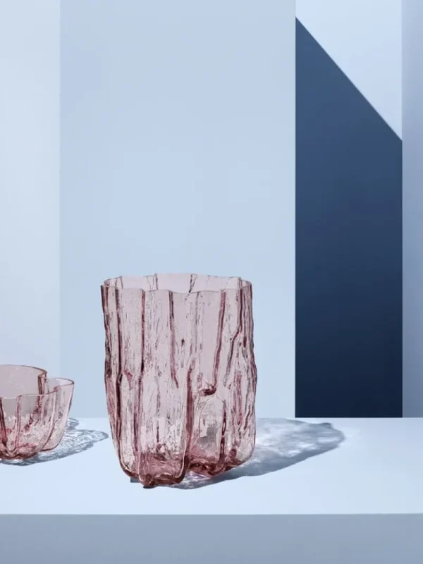 Kosta Boda Glaskunst | Dekorationsgegenstände^Crackle Vase, 175 mm, Rosa