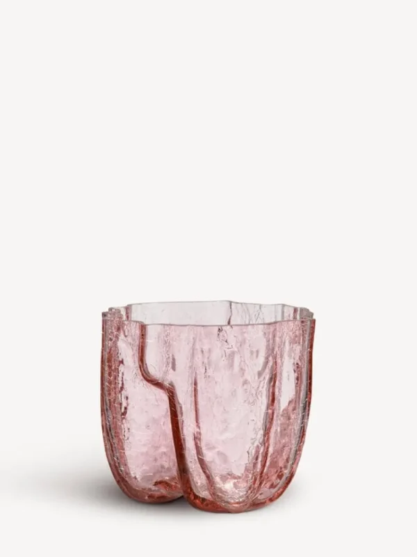 Kosta Boda Glaskunst | Dekorationsgegenstände^Crackle Vase, 175 mm, Rosa