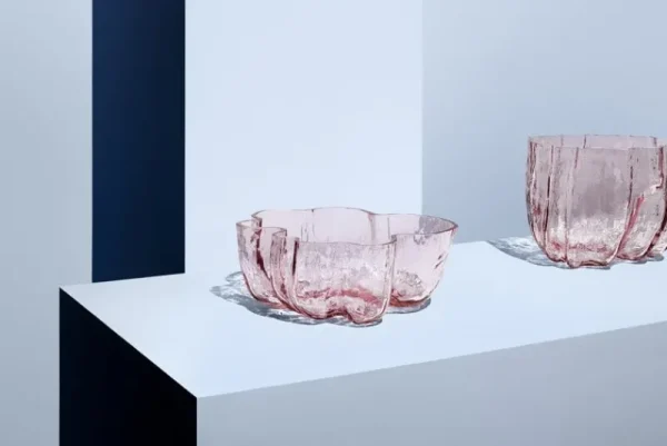 Kosta Boda Glaskunst | Dekorationsgegenstände^Crackle Vase, 175 mm, Rosa