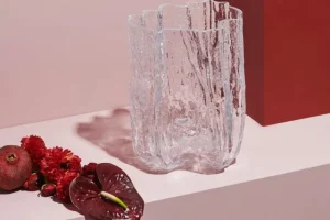 Kosta Boda Glaskunst | Dekorationsgegenstände^Crackle Vase, 270 mm, Transparent