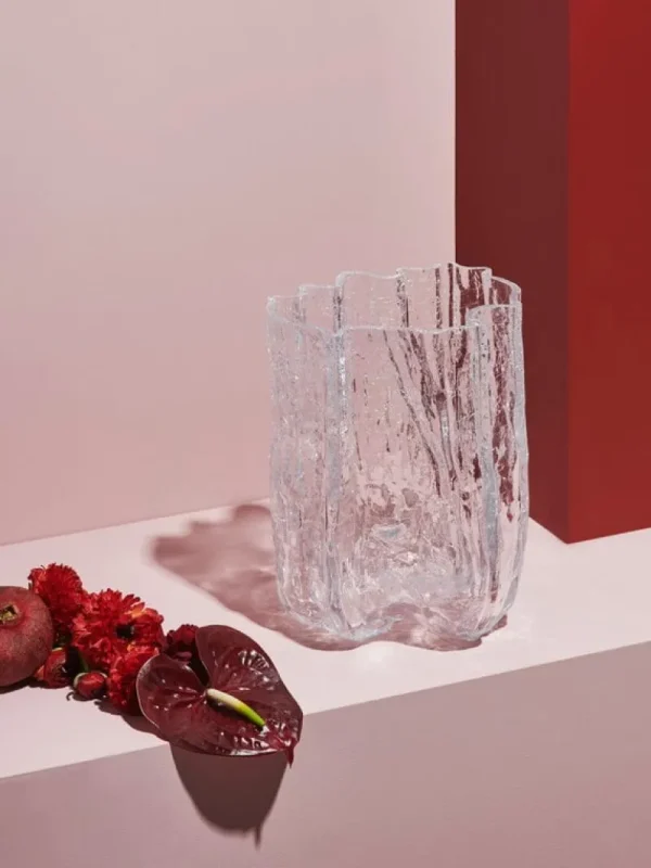 Kosta Boda Glaskunst | Dekorationsgegenstände^Crackle Vase, 270 mm, Transparent