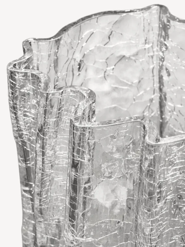 Kosta Boda Glaskunst | Dekorationsgegenstände^Crackle Vase, 270 mm, Transparent