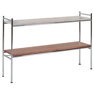 String Furniture Regale | Tische-Labofa Heritage 97.2 Konsole, Chrom - Walnuss - Thala