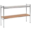 String Furniture Regale | Tische-Labofa Heritage 97.2 Konsole, Chrom - Eiche - Thala