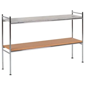 String Furniture Regale | Tische-Labofa Heritage 97.2 Konsole, Chrom - Eiche - Thala