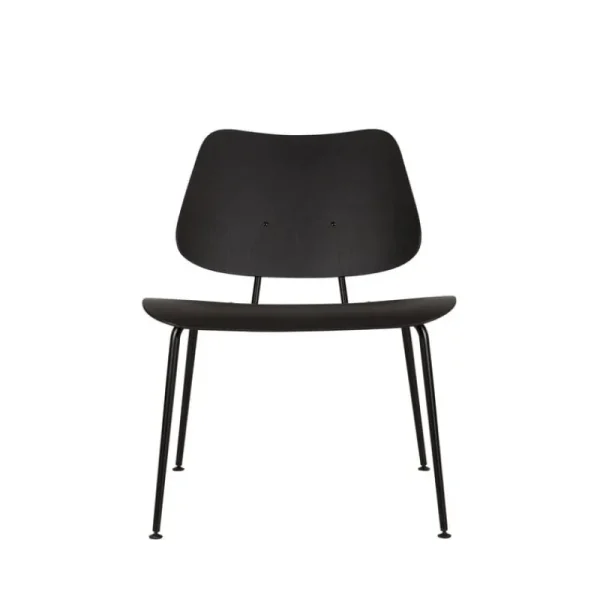 Vitra Sitzgelegenheiten-Labofa Heritage 15.1 Loungesessel, Eiche schwarz - Schwarz