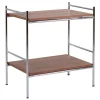 Artek Tische-Labofa Heritage Beistelltisch 95,2, Chrom - Walnuss