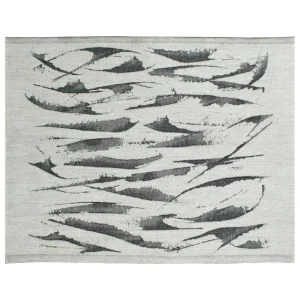 Lapuan Kankurit Badezimmertextilien^Aallokko Saunadecke, 46 x 150 cm, Leinen - Schwarz