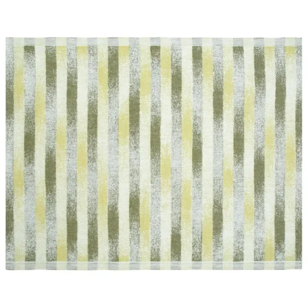 Lapuan Kankurit Badezimmertextilien^Hohto Sauna-Sitzunterlage 46 x 60 cm, Weiß - Grün