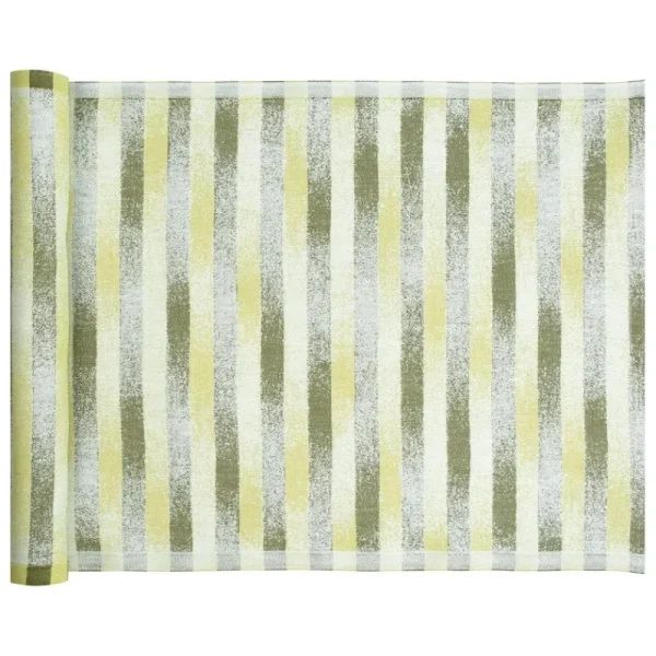 Lapuan Kankurit Badezimmertextilien^Hohto Sauna-Sitzunterlage 46 x 60 cm, Weiß - Grün