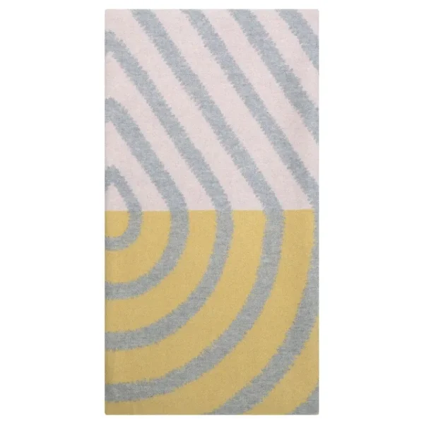 Lapuan Kankurit Decken Und Überwürfe^Metsälampi Decke, 130 x 200 cm, rosé - grau - ocker