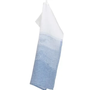 Lapuan Kankurit Badezimmertextilien^Saari Handtuch, Weiß – Blau