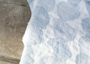 Lapuan Kankurit Badezimmertextilien^Sade Handtuch, Weiß – Blau