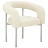 Normann Copenhagen Sitzgelegenheiten-Lepo Product Boa Stuhl, Chrom - Hellbeige Kvadrat Coda2 103