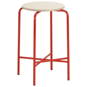 Artek Sitzgelegenheiten-Lepo Product Moderno Barhocker, niedrig, Rot - Birke