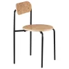 Hem Sitzgelegenheiten-Lepo Product Moderno Stuhl, Schwarz - Maserbirkenfurnier