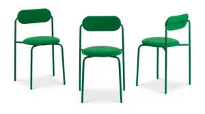 Vitra Sitzgelegenheiten-Lepo Product Moderno Stuhl, Grün - grüner Bezug