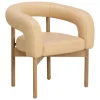 Vitra Sitzgelegenheiten-Lepo Product Wooden Boa Stuhl, Eiche - Elmo-Leder, Elmonordic IV, 02071
