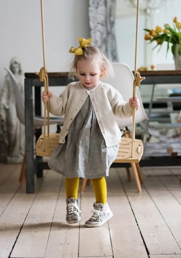 Kinder Lillagunga Möbel Für Das Kinderzimmer^Schaukel Grand, Eiche – schwarz