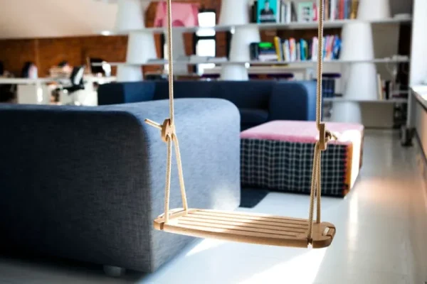 Kinder Lillagunga Möbel Für Das Kinderzimmer^Schaukel Classic, Eiche – beige