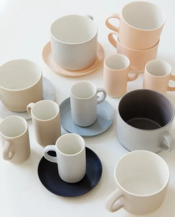 Lokal Helsinki Geschirr^Kahvi Tasse, M, Grau - Rauchgrau