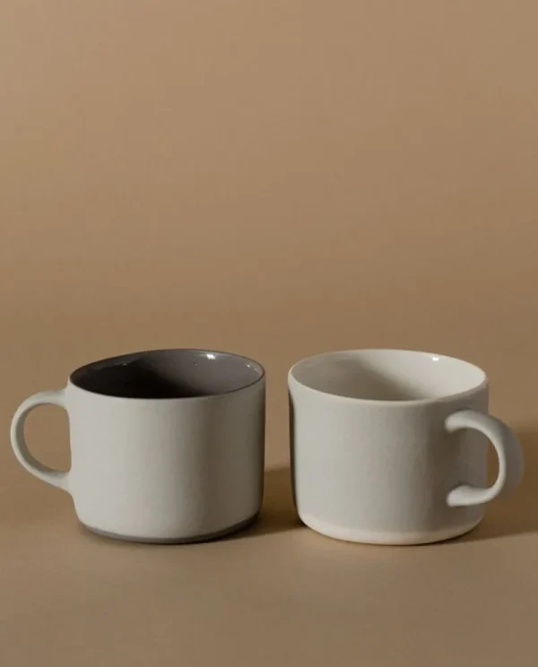 Lokal Helsinki Geschirr^Kahvi Tasse, M, Grau - Rauchgrau