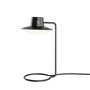 Louis Poulsen Bürobeleuchtung | Schreibtischlampen^AJ Oxford Tischleuchte, 410 mm, Schwarz - Opalglas
