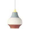 Louis Poulsen Deckenleuchten-Pendelleuchte Cirque, 15 cm, oben gelb