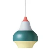 Louis Poulsen Deckenleuchten-Pendelleuchte Cirque, 15 cm, oben rot