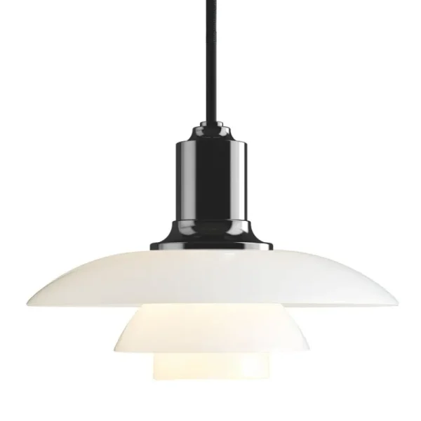 Louis Poulsen Deckenleuchten-Pendelleuchte PH 2/1, schwarz metallic