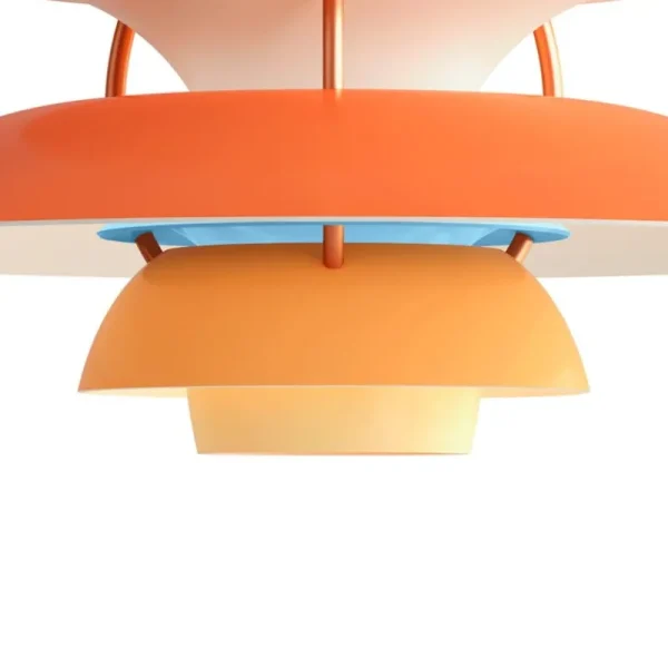 Anglepoise Deckenleuchten-Louis Poulsen Pendelleuchte PH 5 Mini, orange